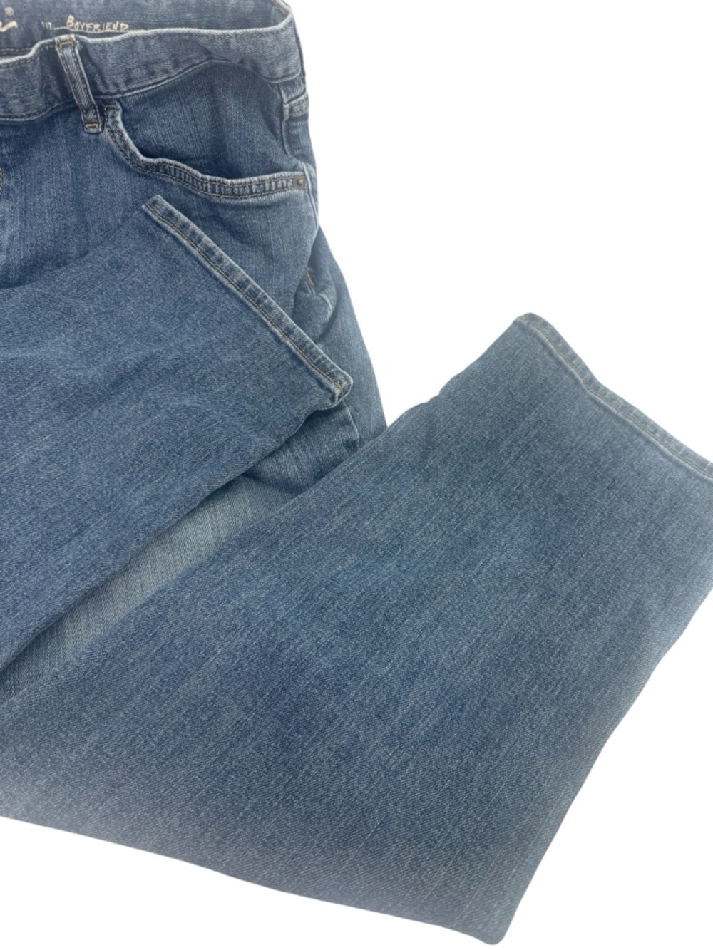 Eddie Bauer Women's Straight-Leg Jeans — Medium Blue - Picture 2 of 6
